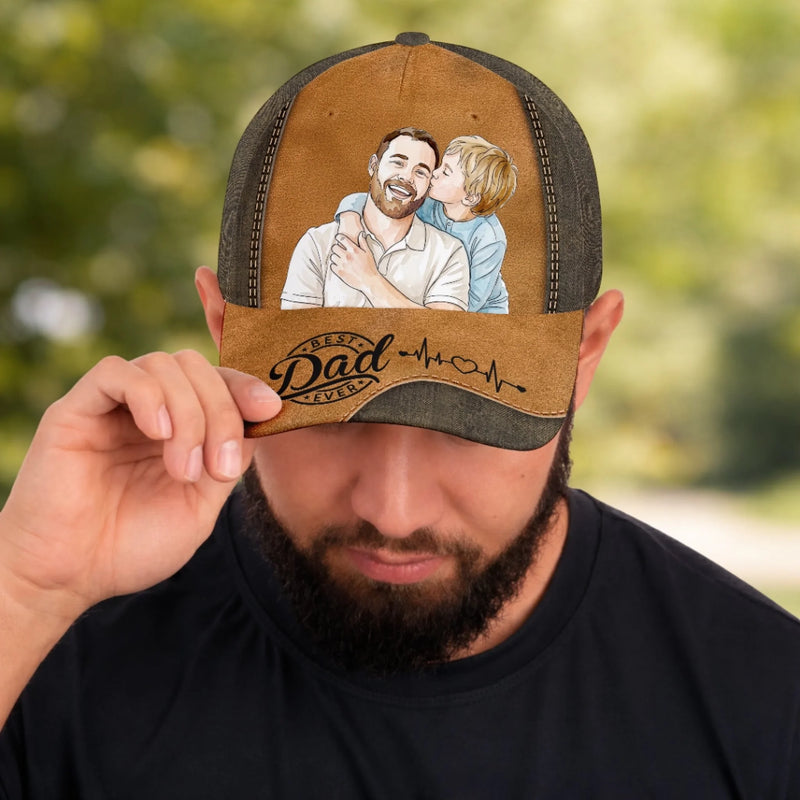 Personalized Photo Cap – Birthday Gifts For Dad, Grandpa – Dad Mode Activated