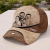 Personalized Photo Cap – Birthday Gifts For Dad, Grandpa – Family First Always