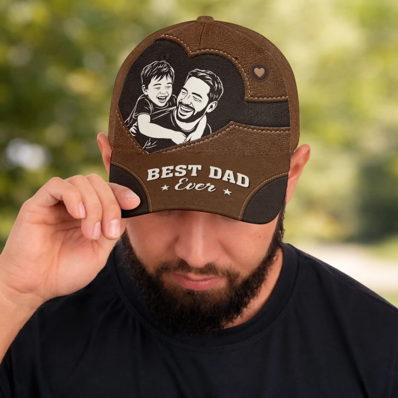 Personalized Photo Cap – Birthday Gifts For Dad, Grandpa – Timeless Style Legendary Dad