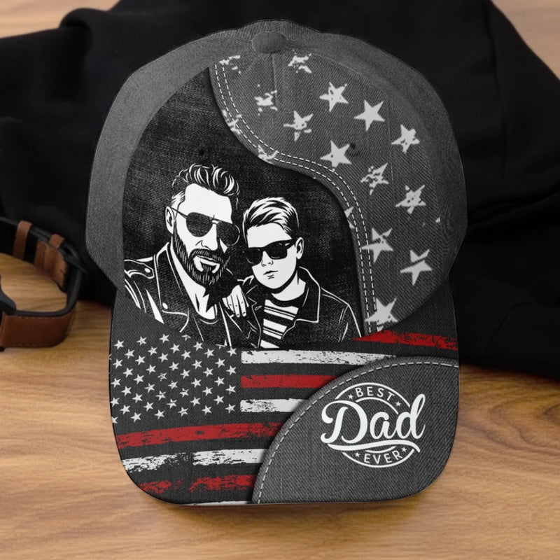 Personalized Photo Cap – Birthday Gifts For Dad, Grandpa – Forever Proud Of You