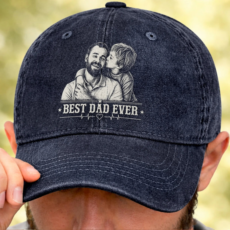Personalized Photo Cap – Gifts For Dad, Grandpa – Retro Soul Dad Role