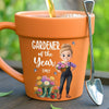 Personalized Plant Pot Ceramic Mug – Gifts For Gardeners – Queen Of The Green