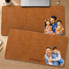 Personalized Photo Desk Mat – Gifts For Dad, Grandpa – Love Became A Family