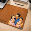 Personalized Photo Desk Mat – Gifts For Dad, Grandpa – Love Became A Family