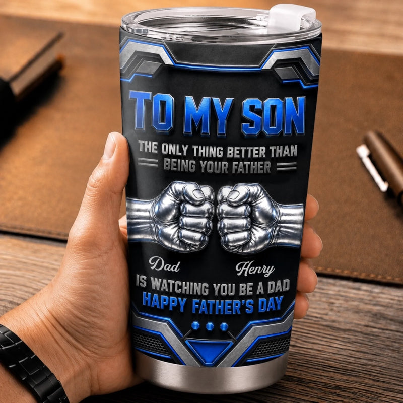 Personalized Tumbler – Father's Day Gifts For Son – Always Believe In Yourself Champ
