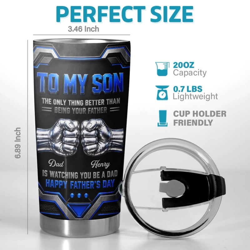 Personalized Tumbler – Father's Day Gifts For Son – Always Believe In Yourself Champ