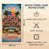 Personalized America 250th Anniversary – Beach Towel – Vacation Gifts For Family – Stars Stripes Freedom Forever