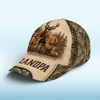 Personalized Classic Cap – Gift For Dad, Grandpa – Always Leading, Forever Loved