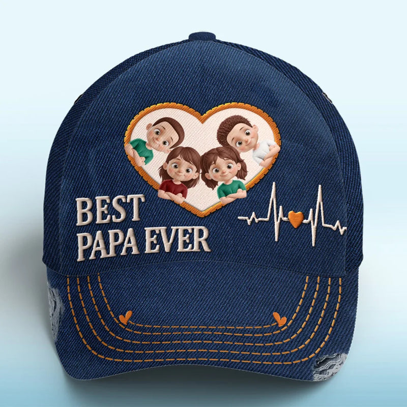Personalized Classic Cap – Gift For Dad, Grandpa – Where Love Never Ends