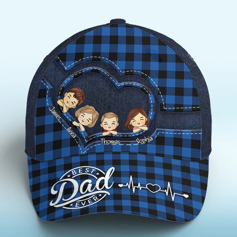 Personalized Classic Cap – Gift For Dad, Grandpa – You Are The World