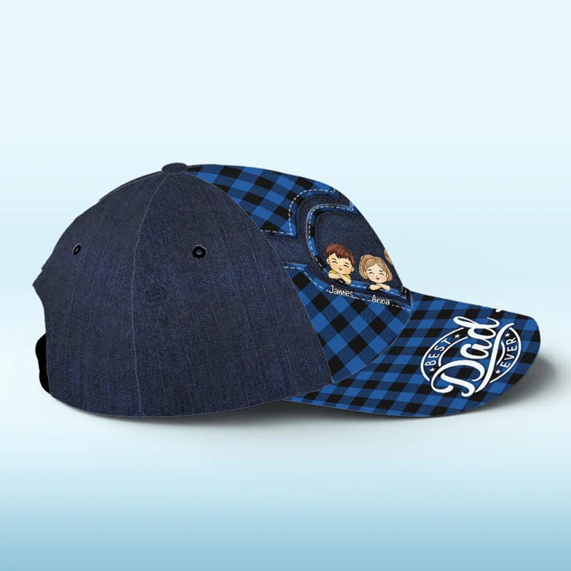 Personalized Classic Cap – Gift For Dad, Grandpa – You Are The World