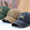 Personalized Vintage Washed Baseball Cap – Gift For Camping Lovers – Camping Is My Therapy