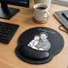 Personalized Photo Leather Mouse Pad – Birthday Gifts For Dad, Grandpa – Dad Makes Every Memory Better
