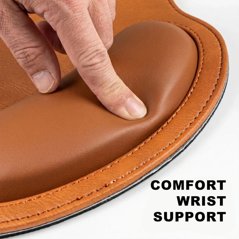 Personalized Photo Leather Mouse Pad – Birthday Gifts For Dad, Grandpa – Dad Makes Every Memory Better
