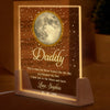 Personalized Walnut Night Light – Gifts For Dad, Grandpa – You Light Up Our Lives