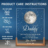 Personalized Walnut Night Light – Gifts For Dad, Grandpa – You Light Up Our Lives