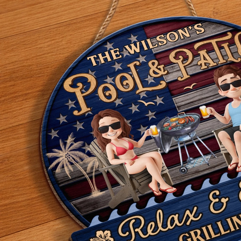Personalized Wood Sign – Gifts For Couple – Relax And Enjoy