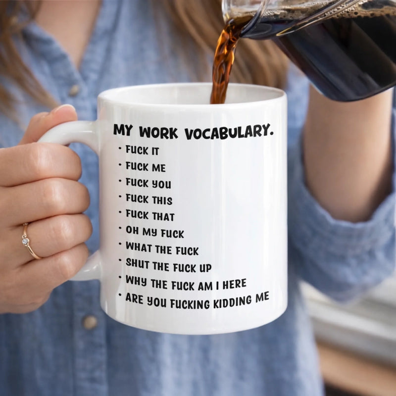Personalized Mug – Funny Gifts For Coworkers, Work Besties – Professional Overthinker