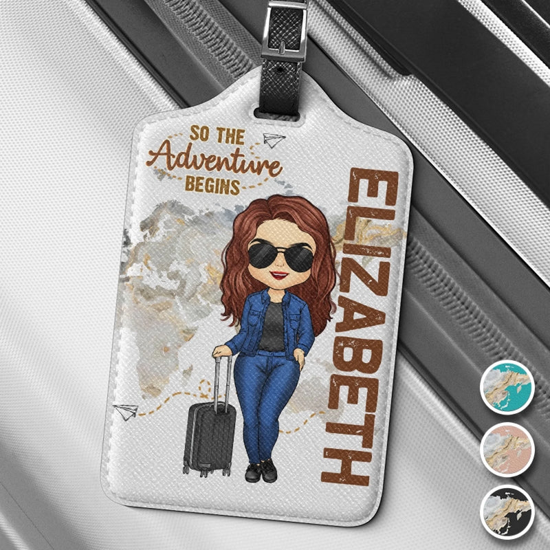 Personalized Luggage Tags – Gift For Travel Lovers – Travel Is My Therapy