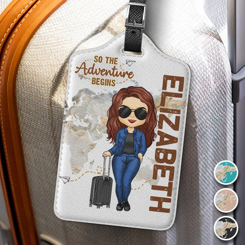 Personalized Luggage Tags – Gift For Travel Lovers – Travel Is My Therapy