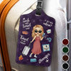Personalized Luggage Tags – Travel Gift For Women – Wander With Flowers