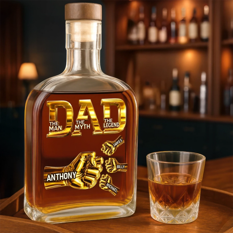 Personalized Liquor Decanter – Gifts For Dad – Made For Dad