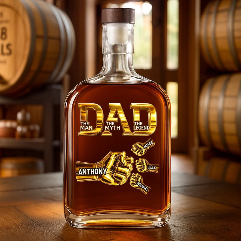 Personalized Liquor Decanter – Gifts For Dad – Made For Dad