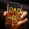 Personalized Whiskey Glass – Gifts For Dad – Proud Dad, Always.