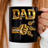 Personalized Black Mug – Gifts For Dad – Built To Be Dad