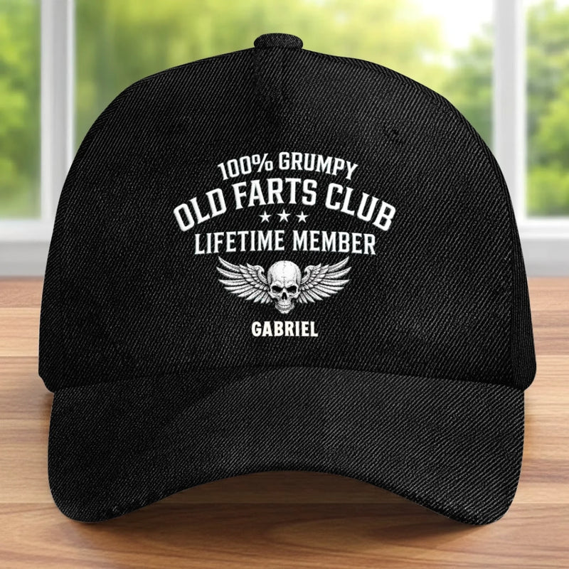 Personalized Baseball Cap – Gifts for Men, Grandpa, Dad – Grumpy Old Farts Club