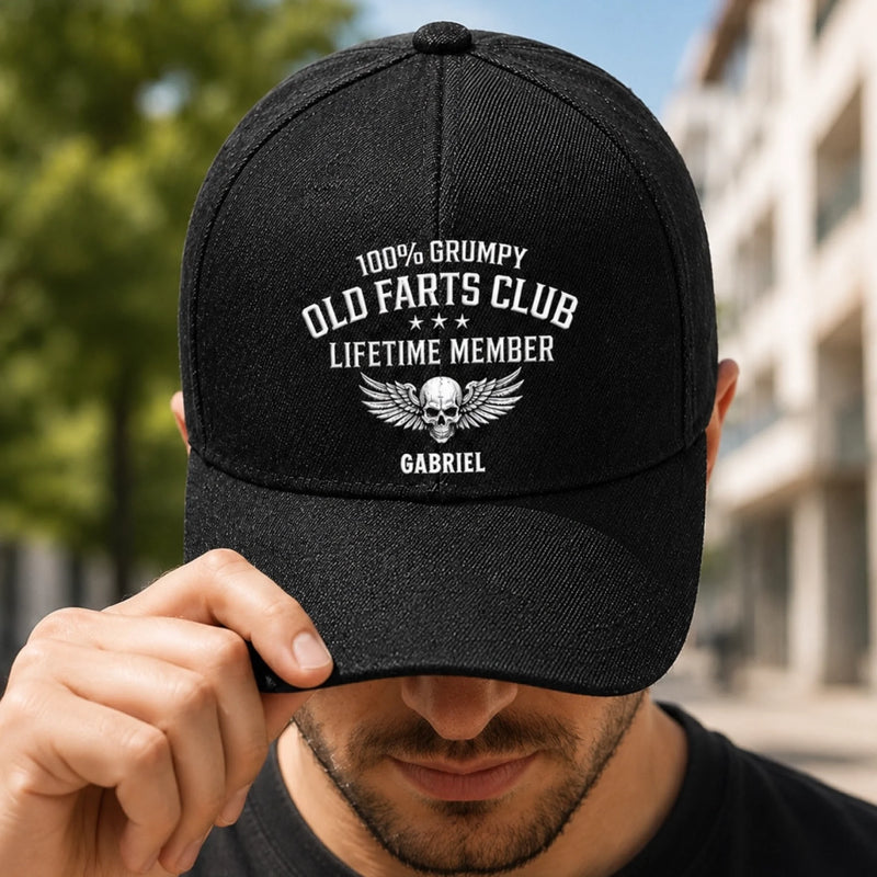 Personalized Baseball Cap – Gifts for Men, Grandpa, Dad – Grumpy Old Farts Club