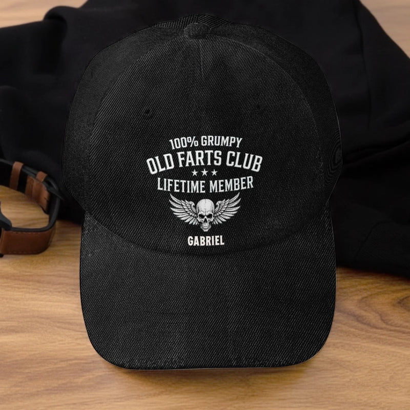 Personalized Baseball Cap – Gifts for Men, Grandpa, Dad – Grumpy Old Farts Club