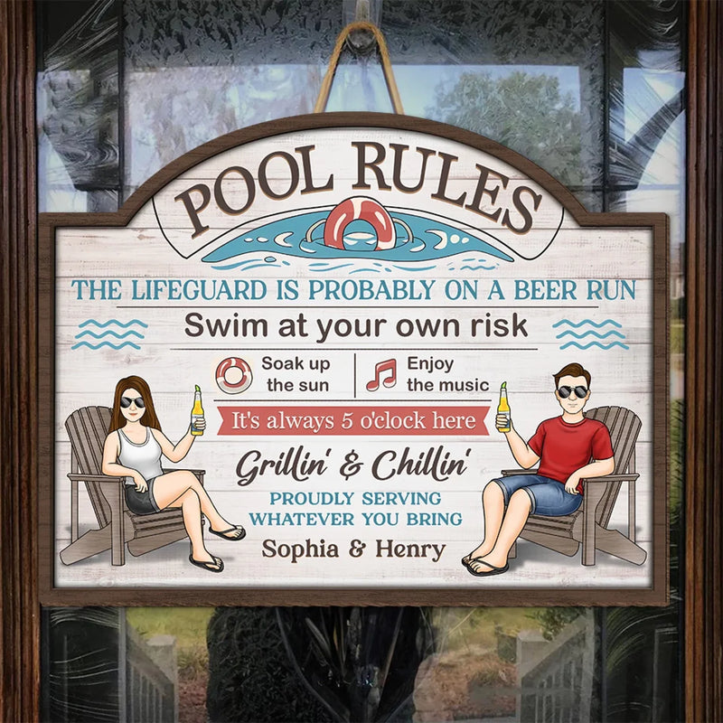 Personalized Wood Sign – Gifts for Couple – Sun, Water, And You