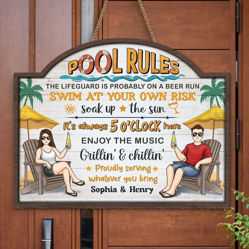 Personalized Wood Sign – Gifts for Couple – Cannonballs And Kisses