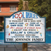 Personalized Wood Sign – Gifts for Couple – Swim At Your Own Risk Soak Up The Sun