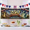 Personalized America 250th Anniversary – Polyester Outdoor Banner – Gifts For Family – Freedom And Pride