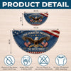 Personalized America 250th Anniversary – Non-Pleated Fan Flag – Gifts For Family – United By Liberty
