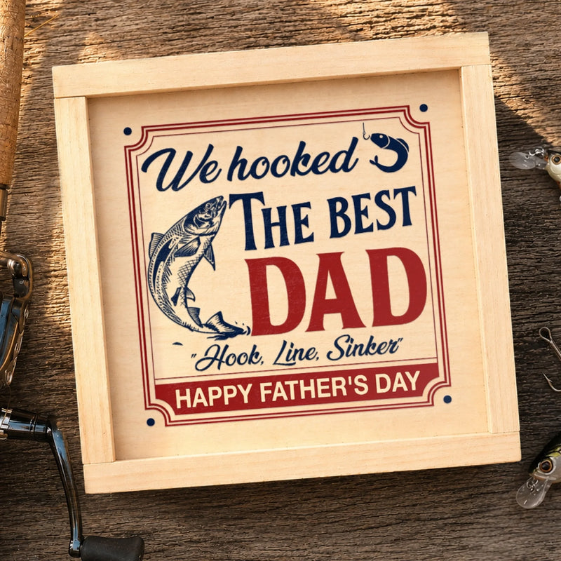 Personalized Fishing Lure – Fishing Gifts For Fisherman, Dad, Grandpa – Hooked On Fishing Life
