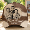Personalized Photo Cap – Gifts For Dad, Grandpa – Best Dad In The World