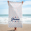 Personalized Beach Towel – Summer Gifts For Best Friends, Family – Summer Vibes USA Edition