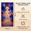 Personalized America 250th Anniversary – Beach Towel – Summer Gifts For Best Friends, Family – Salty Air Sunny Days