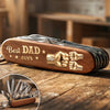 Personalized 15-in-1 Pocket Multi Tool – Gifts For Dad, Grandpa – Dad’s Survival Tool