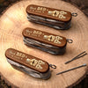 Personalized 15-in-1 Pocket Multi Tool – Gifts For Dad, Grandpa – Dad’s Survival Tool