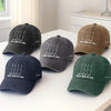 Personalized Washed Denim Cap – Gifts For Dad, Grandpa, Golf Lovers – Golf First, Everything Else Later