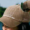 Personalized Washed Denim Cap – Gifts For Dad, Grandpa, Golf Lovers – Golf First, Everything Else Later