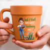 Personalized Plant Pot Ceramic Mug – Garden Gifts For Gardeners – Seeds Of Love, Flowers Of Joy