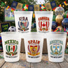 Personalized Party Cups – Gifts For Soccer Lovers, Sports Lovers – Crowned With Soccer Glory