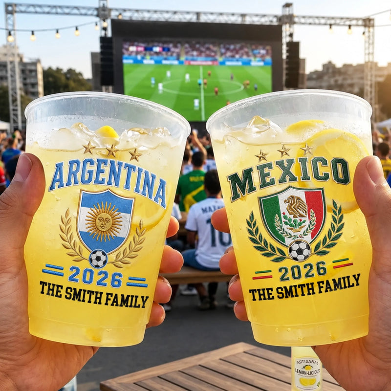 Personalized Party Cups – Gifts For Soccer Lovers, Sports Lovers – The Ultimate Game Day Toast