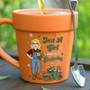 Personalized Plant Pot Ceramic Mug – Gifts For Gardeners – Her Favorite Backyard Escape