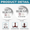 Personalized Ceramic Plate – Gifts For Dad, Grandpa – Cooking Up Good Times